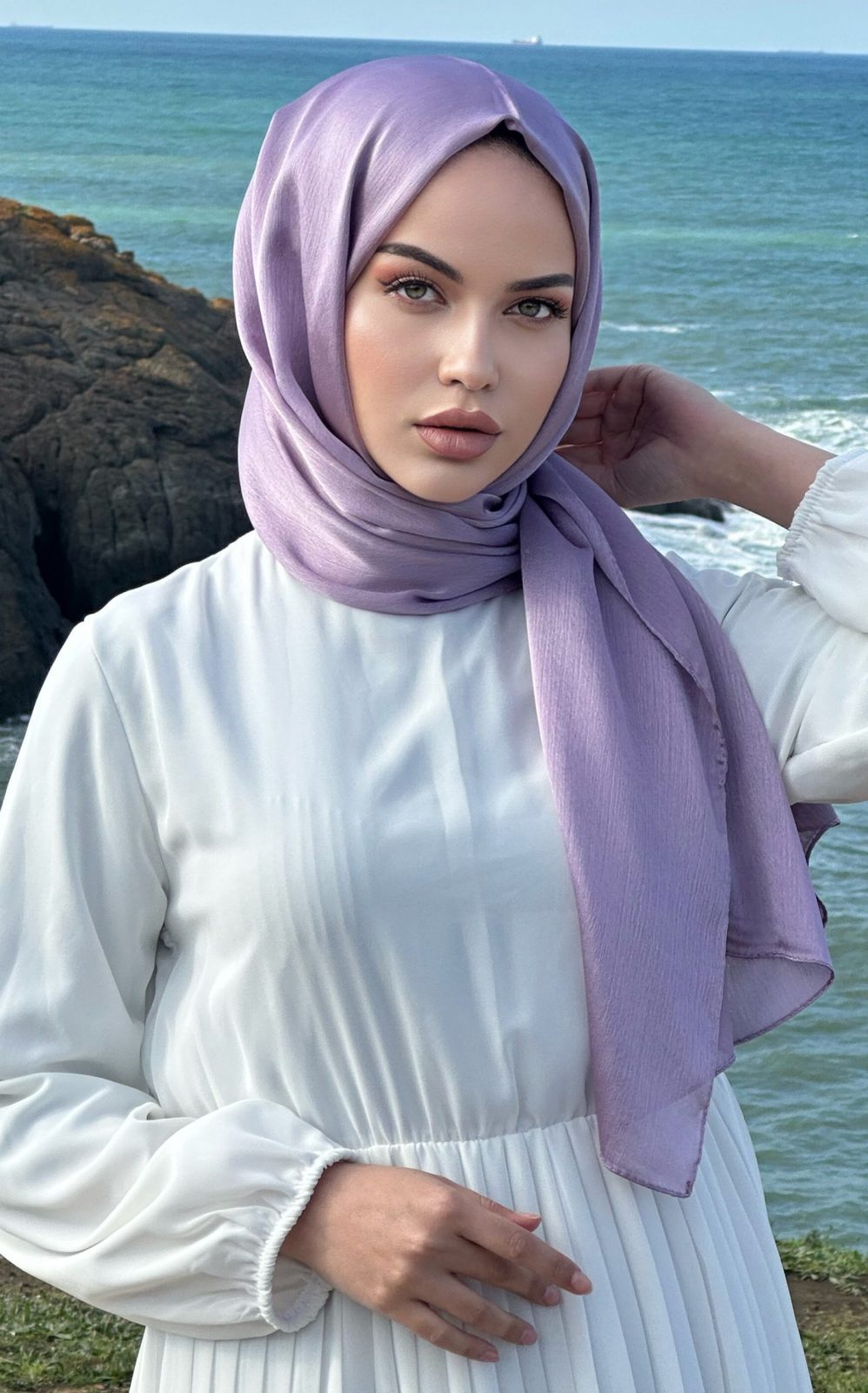 İdol Janjan Şal - Açık Lila