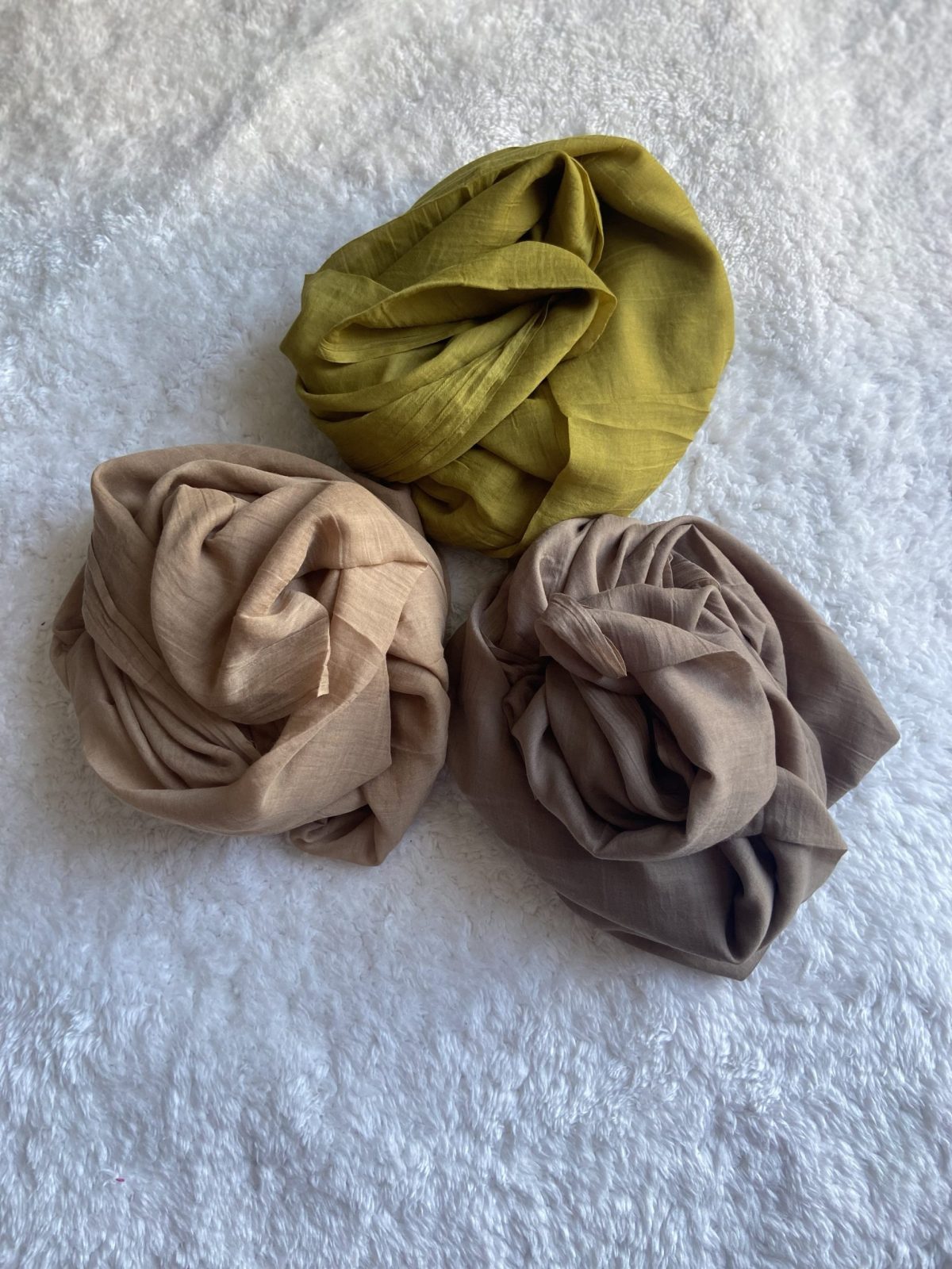 Premium Dubai Şal - Yağ Yeşili