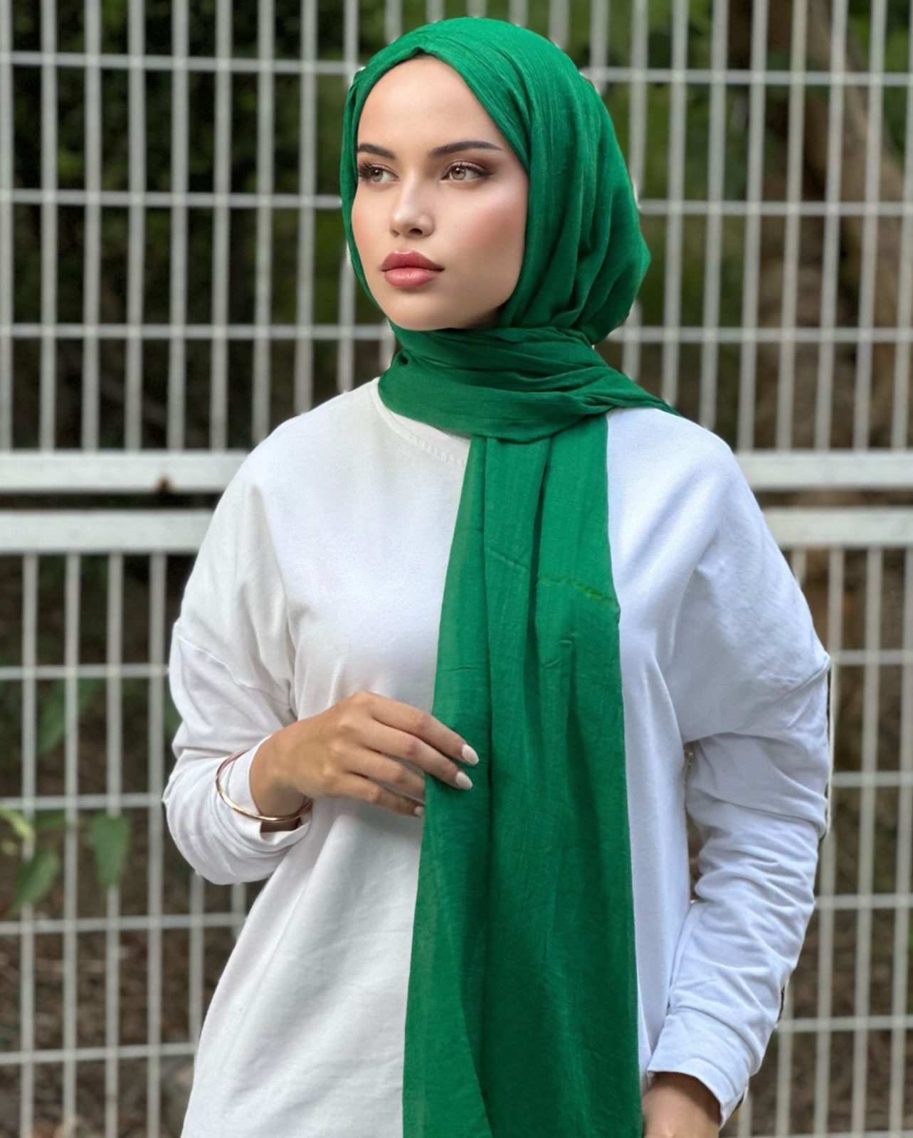 Premium Dubai Şal - Zümrüt