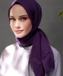 Burlap Shawl - Purple