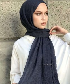 Bürümcük Shawl - Deep Navy Blue