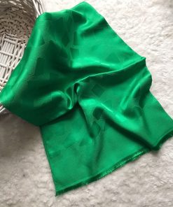 Pamuk Jakar Karo Şal - Benetton Yeşil