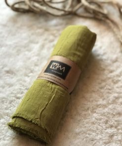 Bambu Crush Şal - Yağ Yeşili