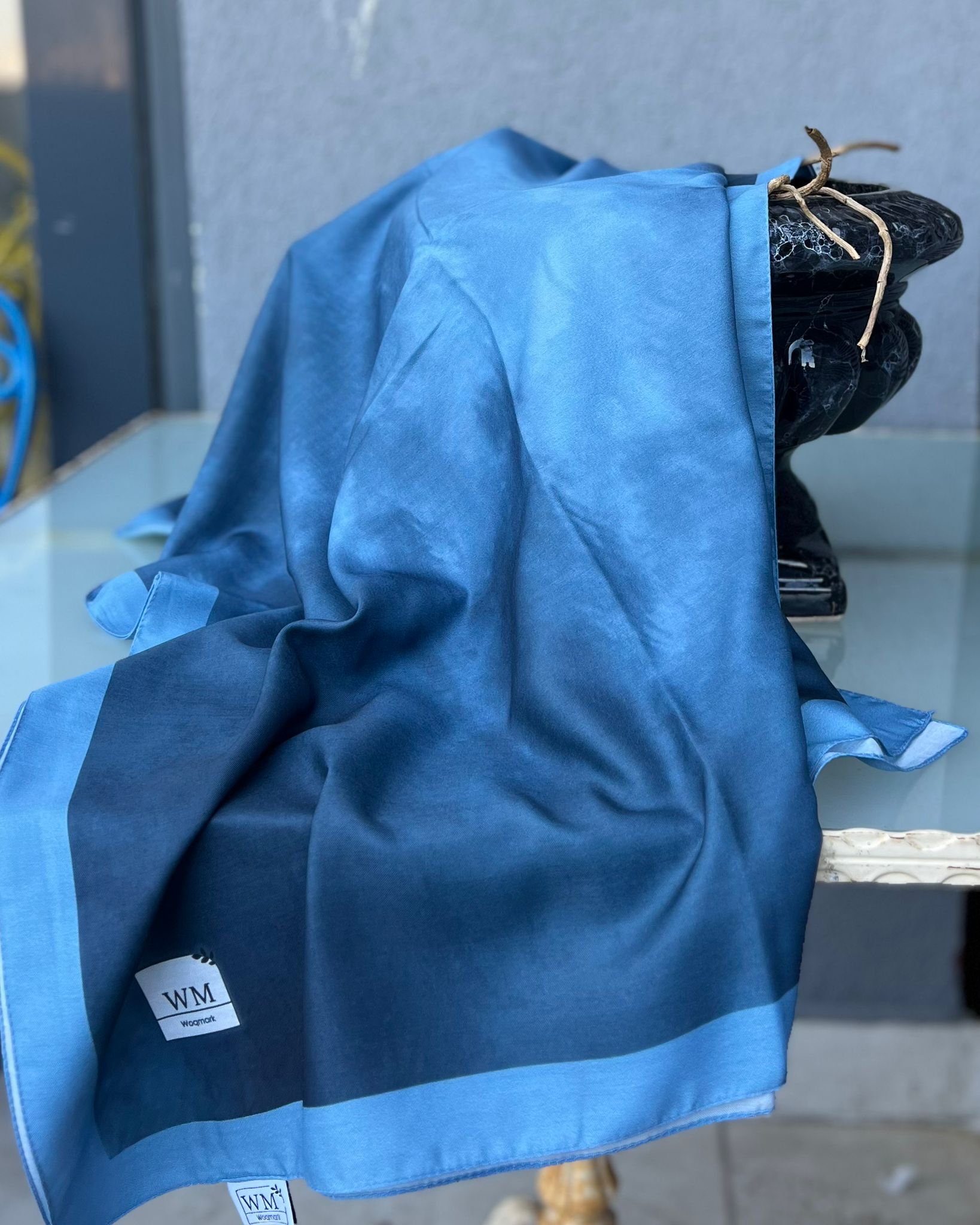 Bulut Soft Şal - Mavi