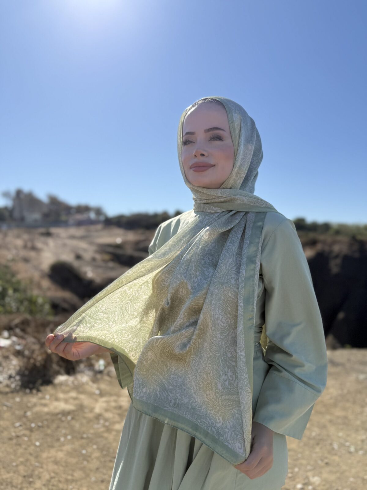 İdol Şal - Soft Yeşil