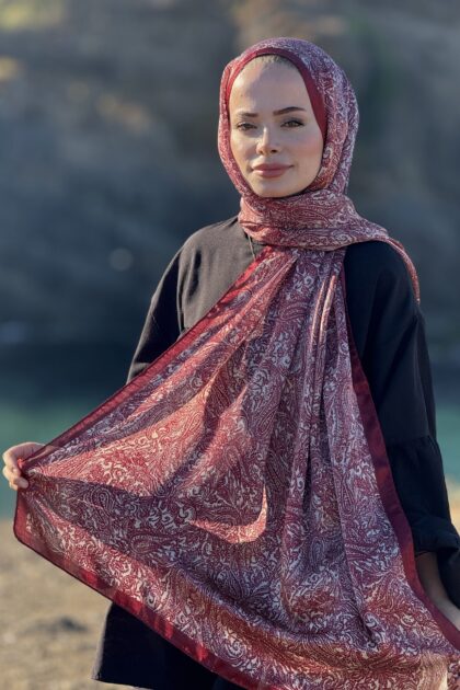 İdol Şal - Bordo