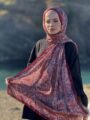 İdol Şal - Bordo