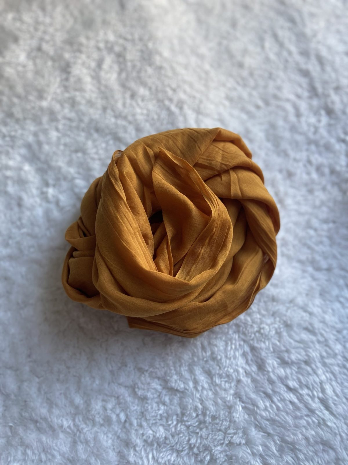 Premium Dubai Şal - Hardal