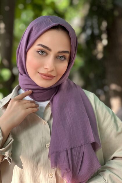 Premium Dubai Şal - Mürdüm