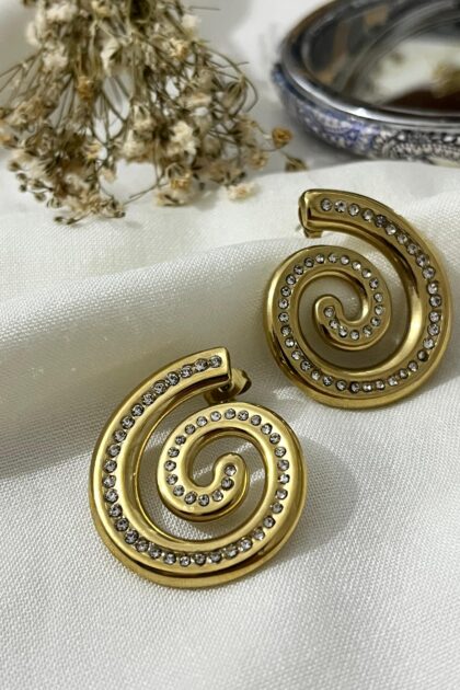Swirlia Çelik Küpe