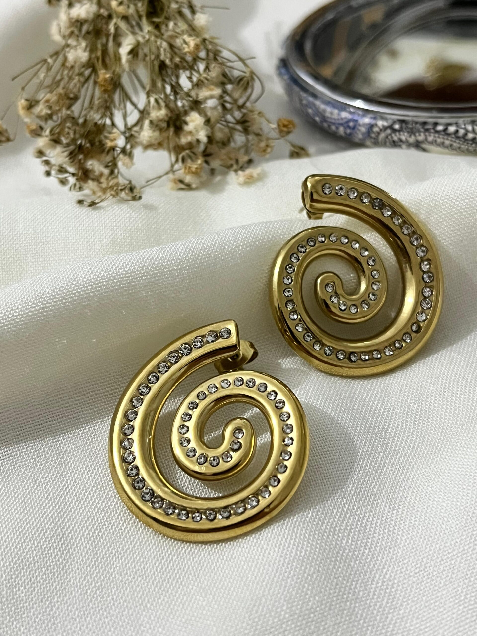 Swirlia Çelik Küpe