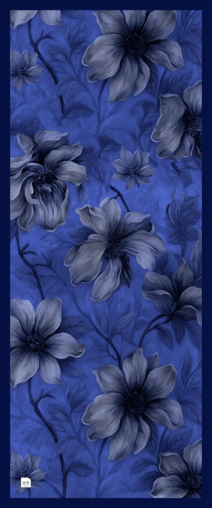 Bella Soft Kraş Şal - Lacivert