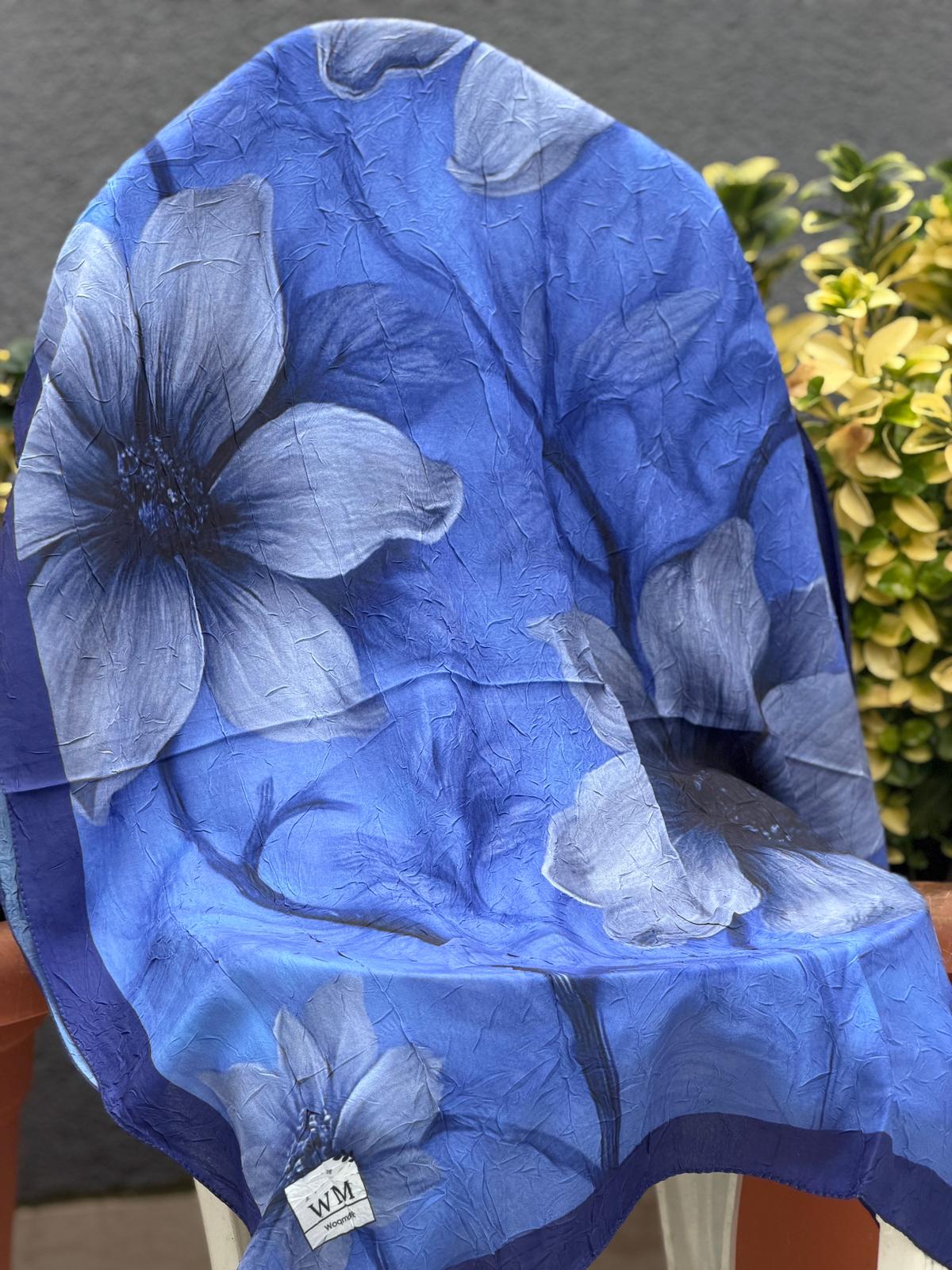 Bella Soft Kraş Şal - Lacivert