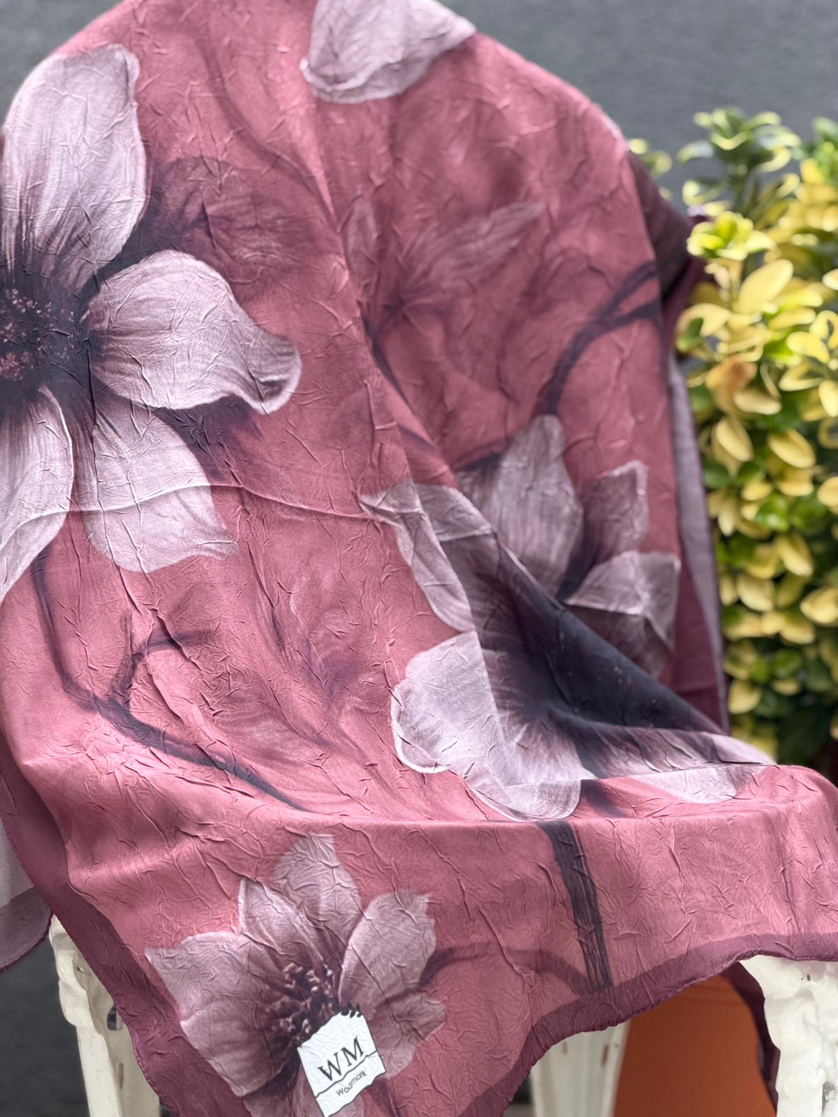 Bella Soft Kraş Şal - Soğan Kabuğu