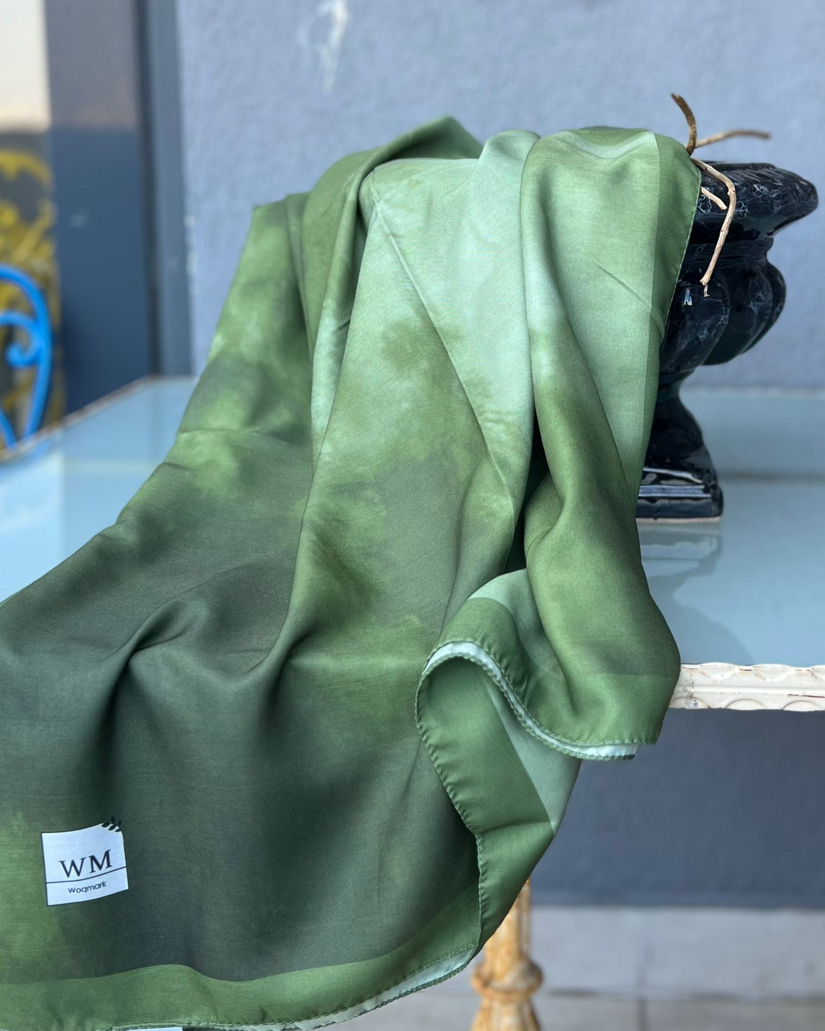 Bulut Soft Şal - Küf Yeşil